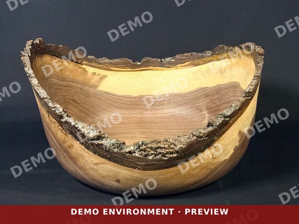 Live Edge Walnut Bowl