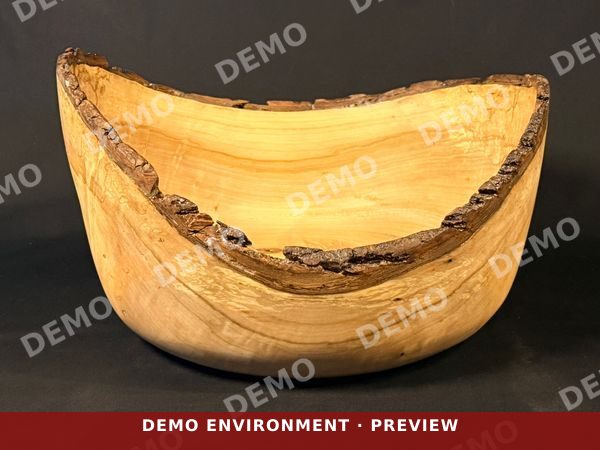 Live Edge Maple Bowl