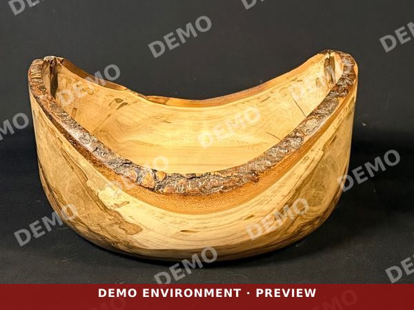 Live Edge Maple Bowl