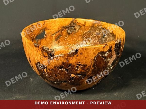 Black Cherry Burl Bowl