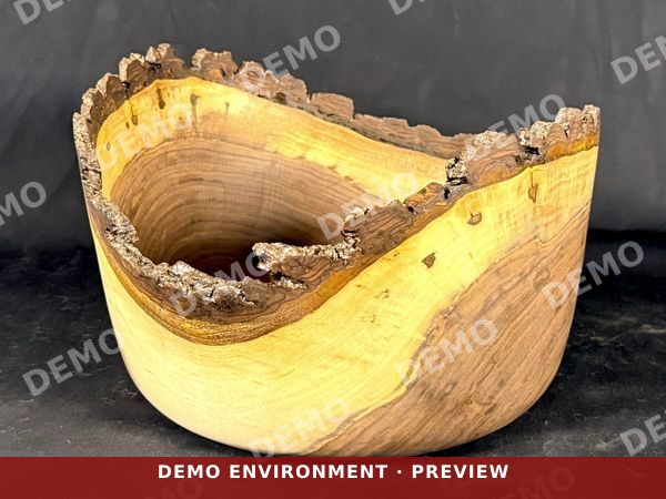 Live Edge Walnut Bowl