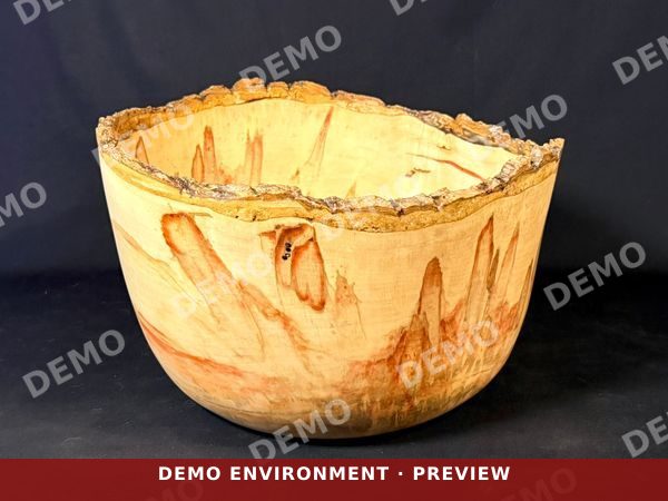 Live Edge Boxelder Bowl