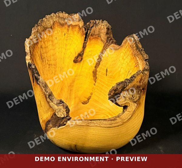 Live Edge Mulberry Burl Bowl