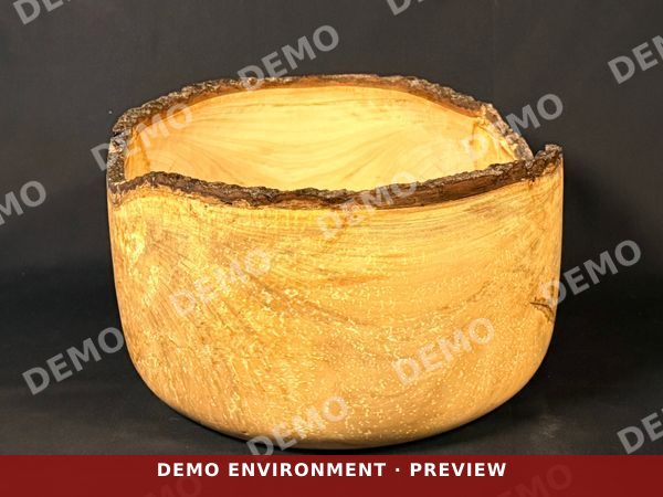 Live Edge Maple Bowl